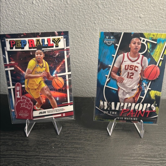 USC JuJu Watkins Topps Bowman U Insert set Warriors of the paint, Pep Rally - Picture 1 of 2